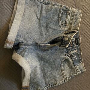 Express Women's Blue Jean Shorts